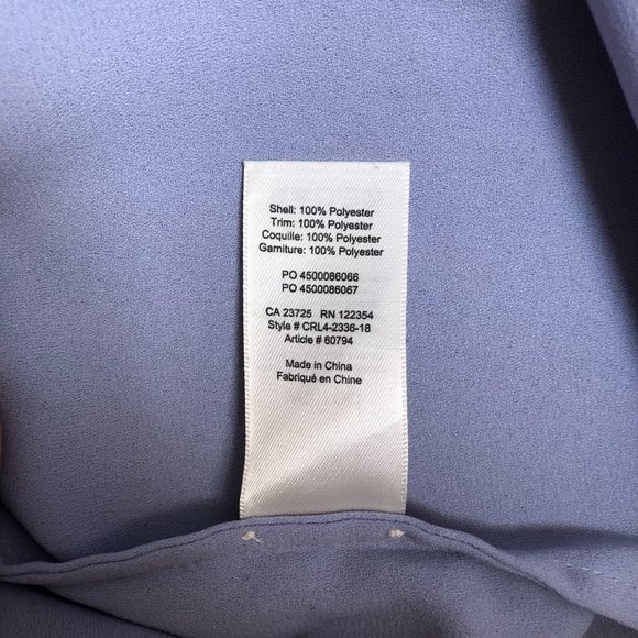 Aritzia Wilfred lilac/ashen sleeveless blouse (XS) - Picture 7 of 7